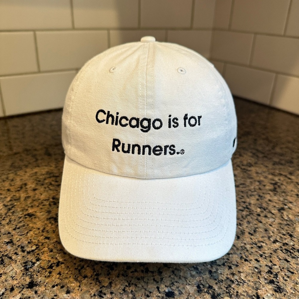 3RUN2 Chicago is for Runners '47 New Balance Adjustable Baseball Hat Cap